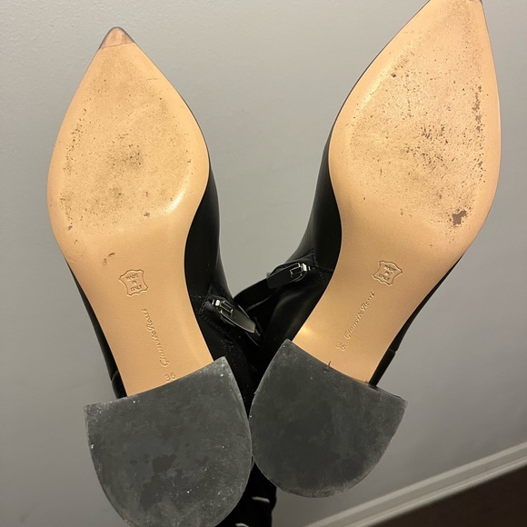 Gianvito Rossi black ankle boots chunky heel - Picture 9 of 9